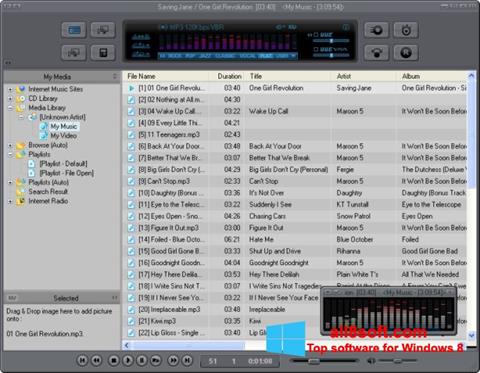 Ekrano kopija JetAudio Windows 8