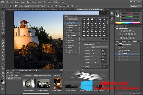 Ekrano kopija Adobe Photoshop Windows 8