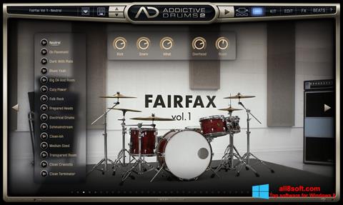 Ekrano kopija Addictive Drums Windows 8