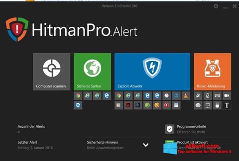 Ekrano kopija HitmanPro Windows 8