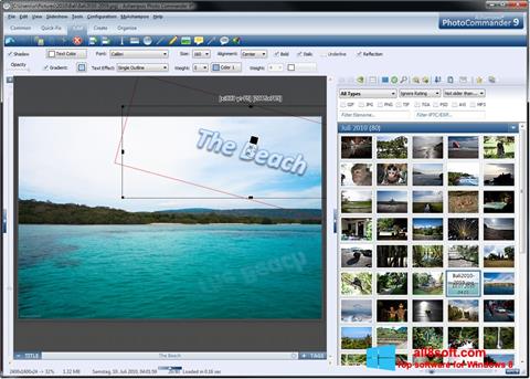 Ekrano kopija Ashampoo Photo Commander Windows 8