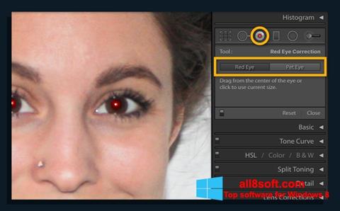 Ekrano kopija Red Eye Remover Windows 8