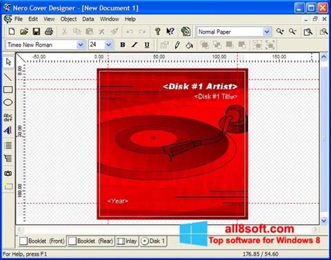 Ekrano kopija Nero Cover Designer Windows 8