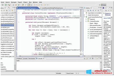 Ekrano kopija Java Development Kit Windows 8