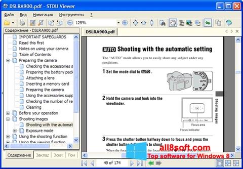 Ekrano kopija STDU Viewer Windows 8