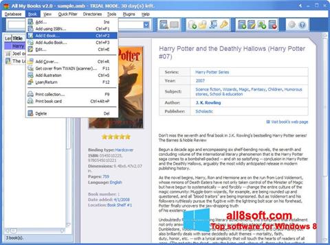 Ekrano kopija All My Books Windows 8