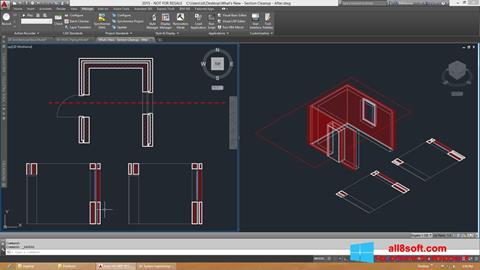 Ekrano kopija AutoCAD Architecture Windows 8