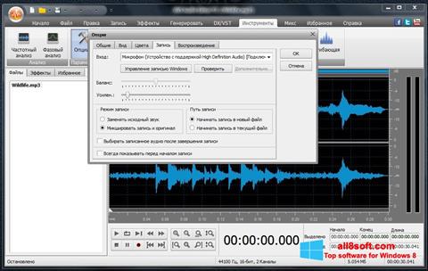 Ekrano kopija AVS Audio Editor Windows 8