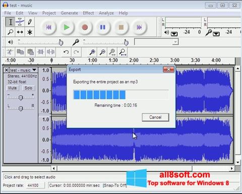 Ekrano kopija Lame MP3 Encoder Windows 8