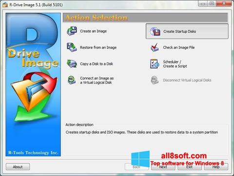 Ekrano kopija R-Drive Image Windows 8