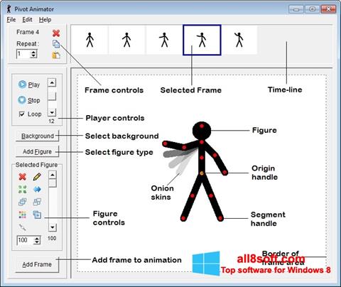 Ekrano kopija Pivot Animator Windows 8