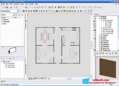 Ekrano kopija FloorPlan 3D Windows 8