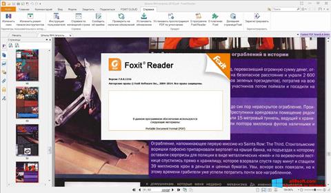 Ekrano kopija Foxit Reader Windows 8
