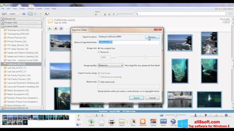 Ekrano kopija Picasa Windows 8