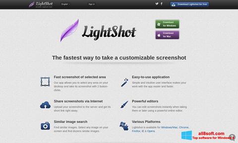 Ekrano kopija LightShot Windows 8