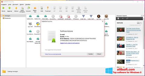 Ekrano kopija DAEMON Tools Pro Windows 8