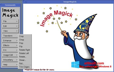 Ekrano kopija ImageMagick Windows 8