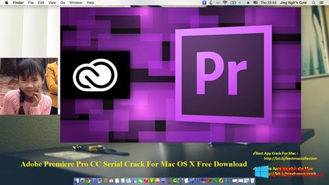 Ekrano kopija Adobe Premiere Pro CC Windows 8