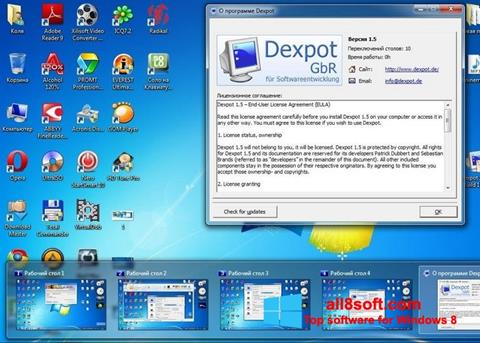 Ekrano kopija Dexpot Windows 8