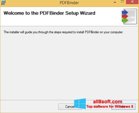Ekrano kopija PDFBinder Windows 8