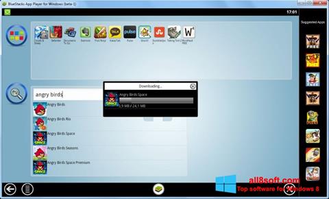 Ekrano kopija BlueStacks Windows 8