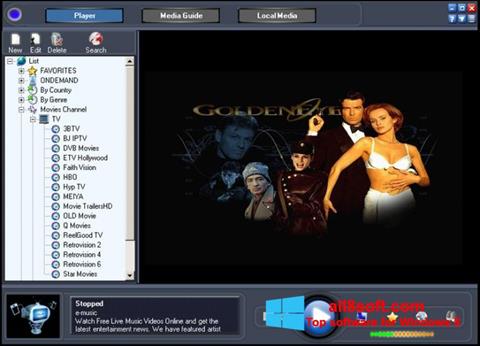 Ekrano kopija Online TV Live Windows 8