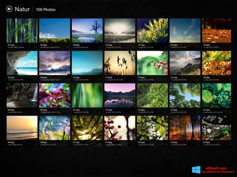 Ekrano kopija Picasa Photo Viewer Windows 8