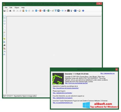 Ekrano kopija Greenshot Windows 8
