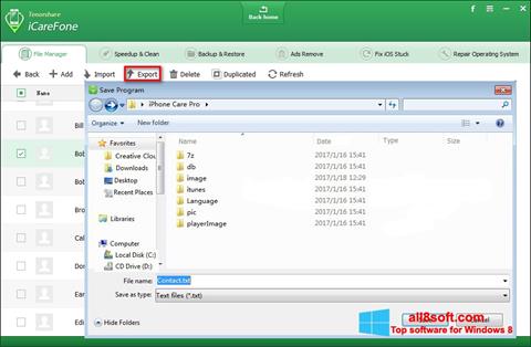 Ekrano kopija KeepSafe Windows 8